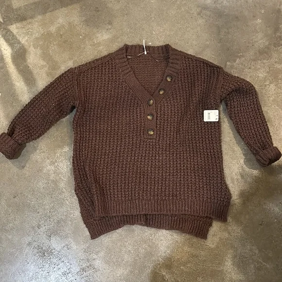 NWT Free People Whistle Thermal Henley Top! - Picture 7 of 8